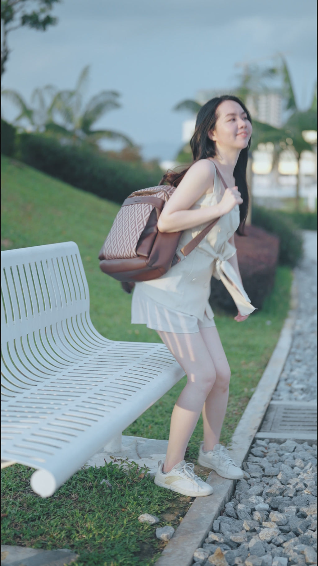 POLO HILL PHimond Monogram Backpack PHB-HB2362
