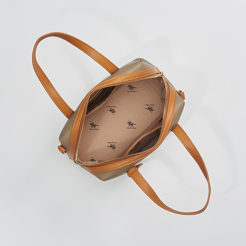 Load image into Gallery viewer, Adira Satchel Handbag with Wide Shoulder Strap
