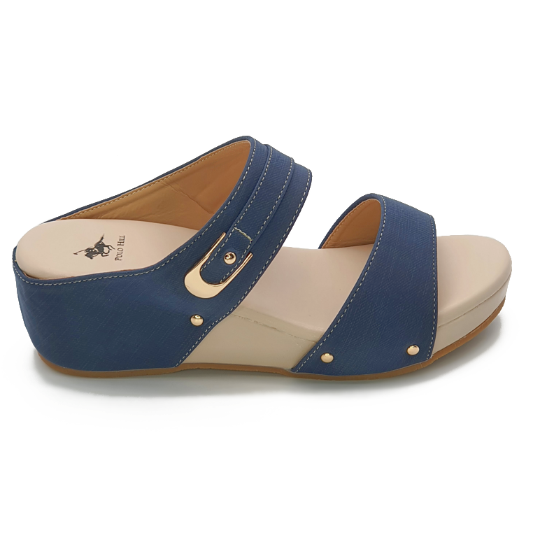 Two Strap Low Platform Wedges