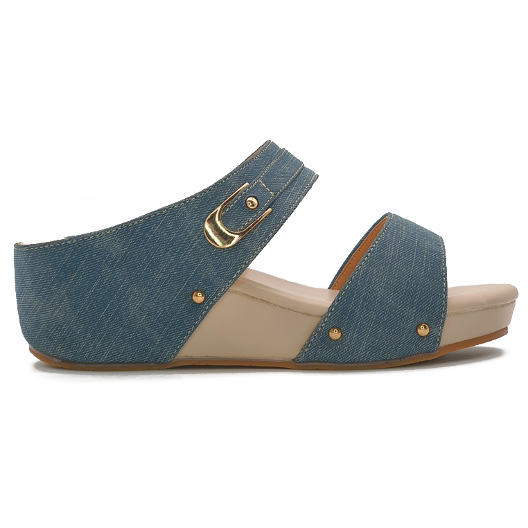 Two Strap Low Platform Wedges