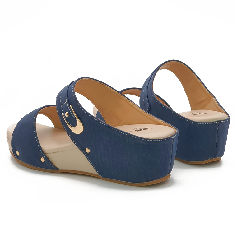 Two Strap Low Platform Wedges