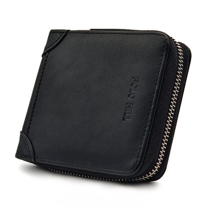 Unisex Short Ziparound Wallet