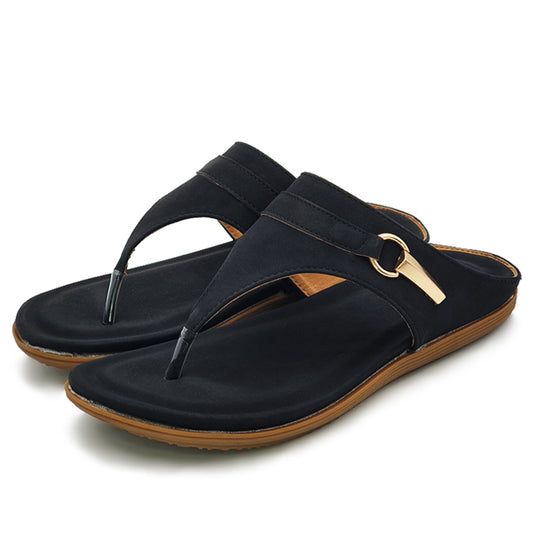 Flat Slide Thong Sandals