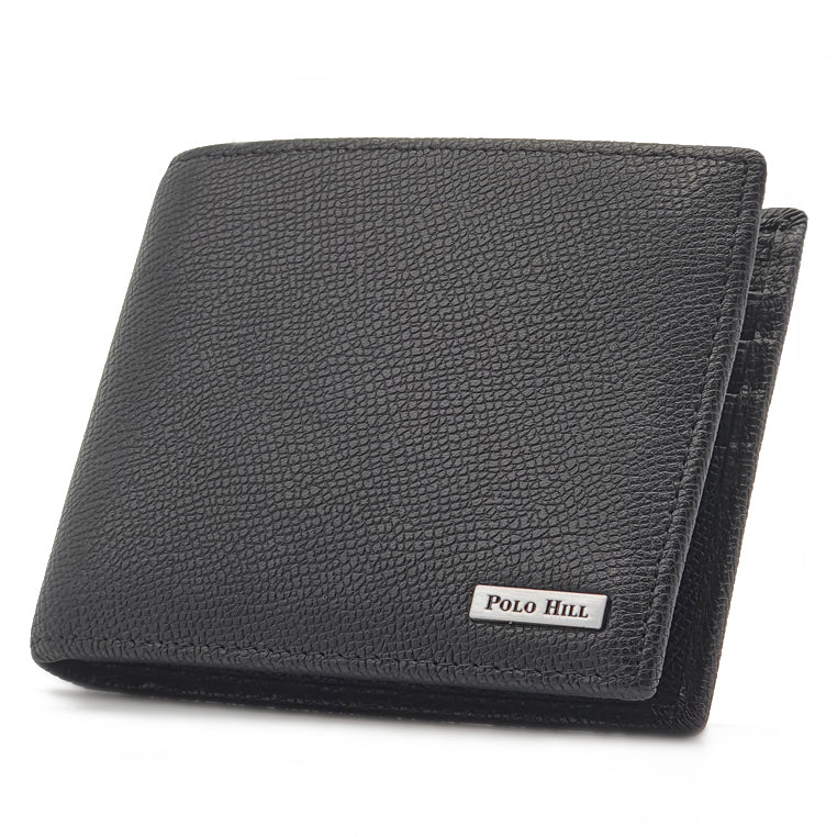 Load image into Gallery viewer, Genuine Leather RFID Blocking Business Bifold Wallet with Gift Box - Zip Pocket
