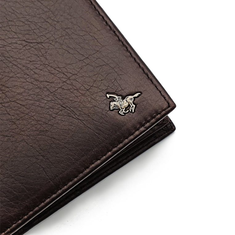 Genuine Leather RFID Blocking Bifold Wallet with Gift Box - Coin Pouch