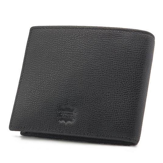Genuine Leather RFID Blocking Business Bifold Wallet with Gift Box - Basic