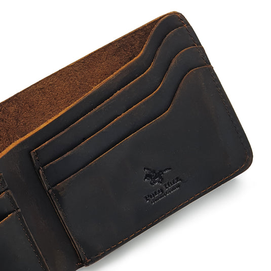 Full Grain Leather Vintage Bifold Wallet
