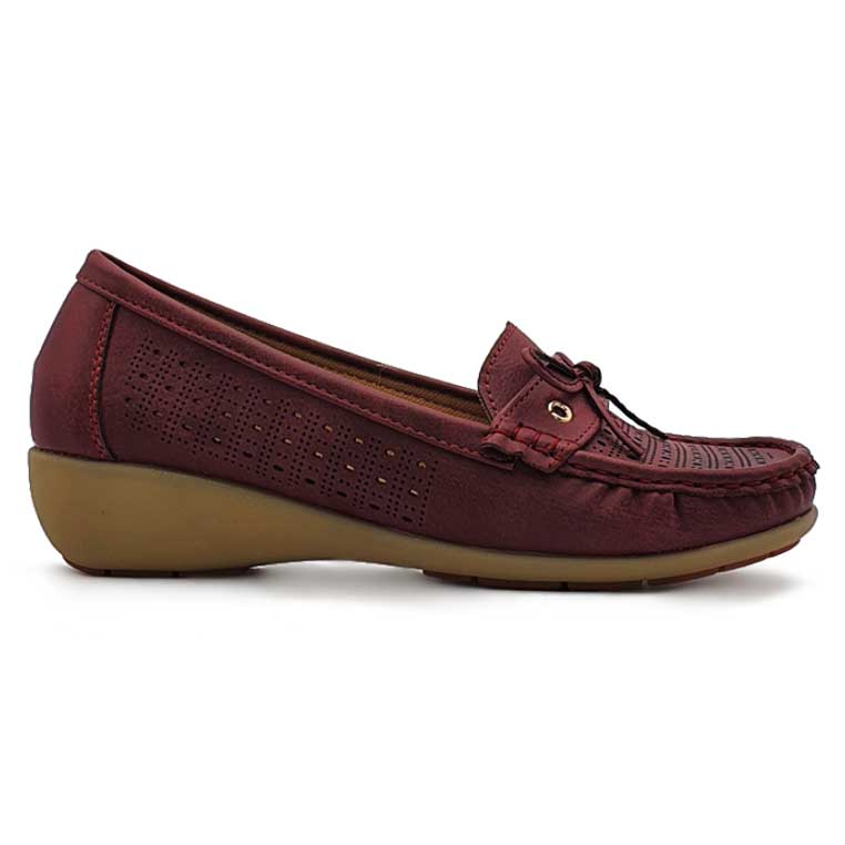 Load image into Gallery viewer, Low Wedge Heel Slip On Loafers
