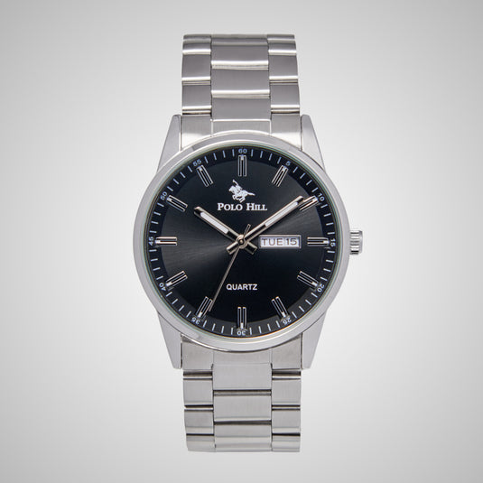 Silver Stainless Steel Band Analog Watch