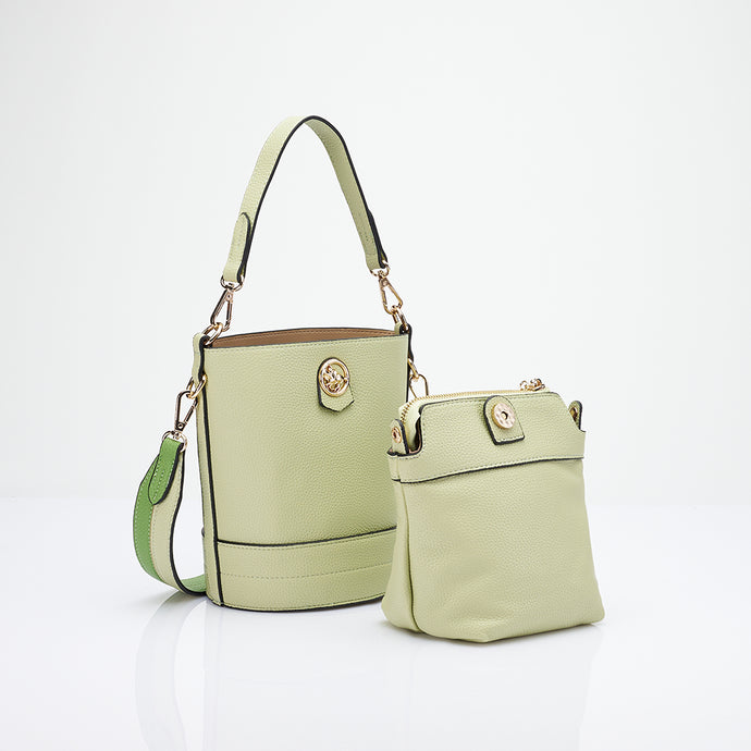 Juno Cylindrical Bucket Sling Bag