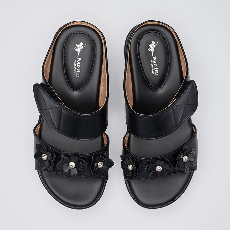 Load image into Gallery viewer, Kid Girl Two Band Slide Sandals
