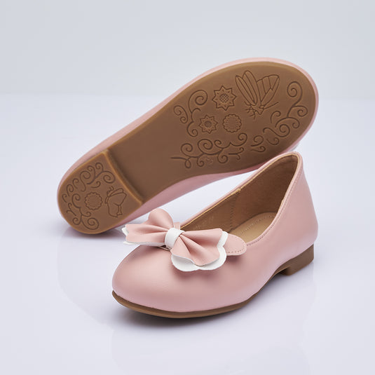 Kid Girl Dressy Bow Ballet Flats