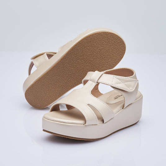 Kid Girl Ankle Strap Wedge Sandals