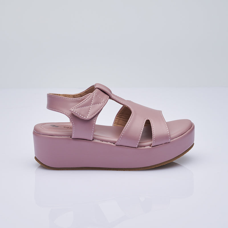 Load image into Gallery viewer, Kid Girl Ankle Strap Wedge Sandals
