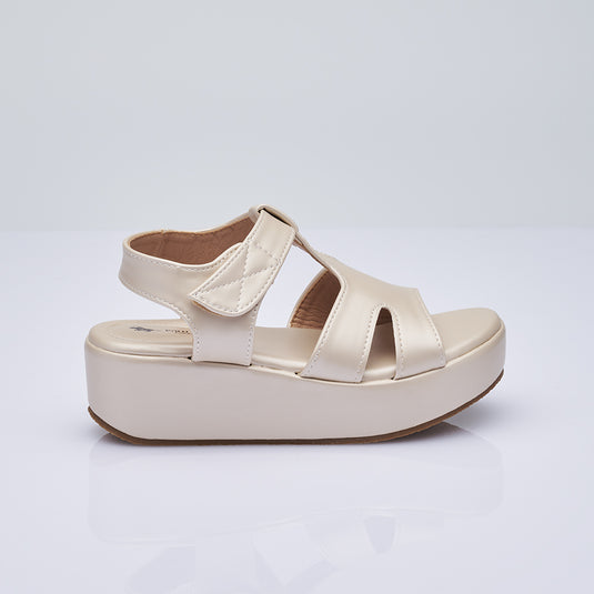 Kid Girl Ankle Strap Wedge Sandals