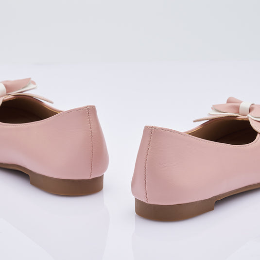 Kid Girl Dressy Bow Ballet Flats