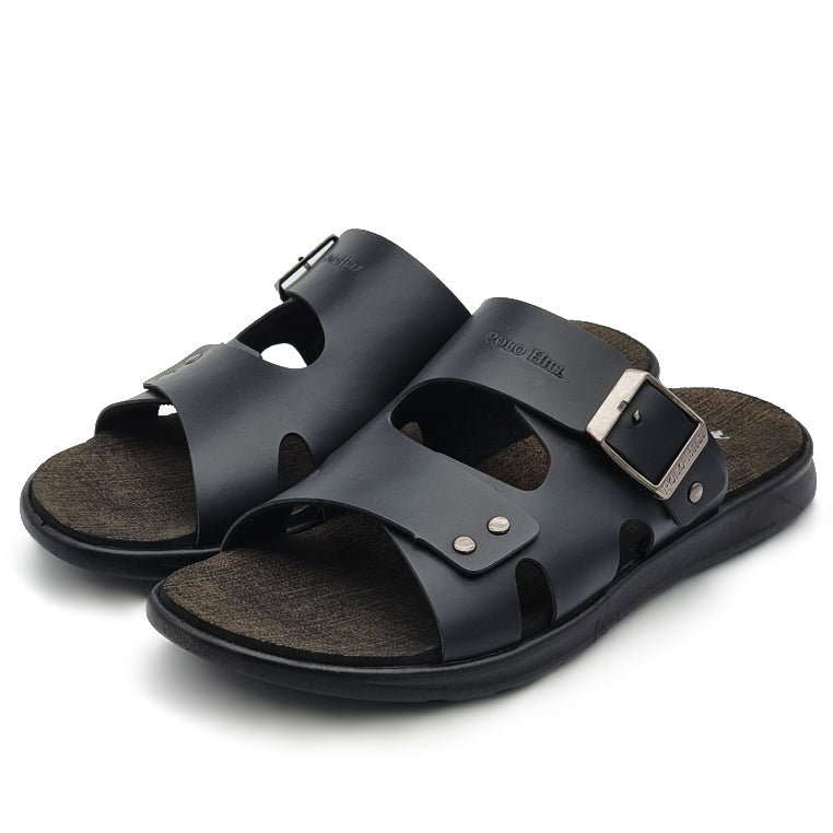 Load image into Gallery viewer, Single Buckle Cut Out Slide Sandals
