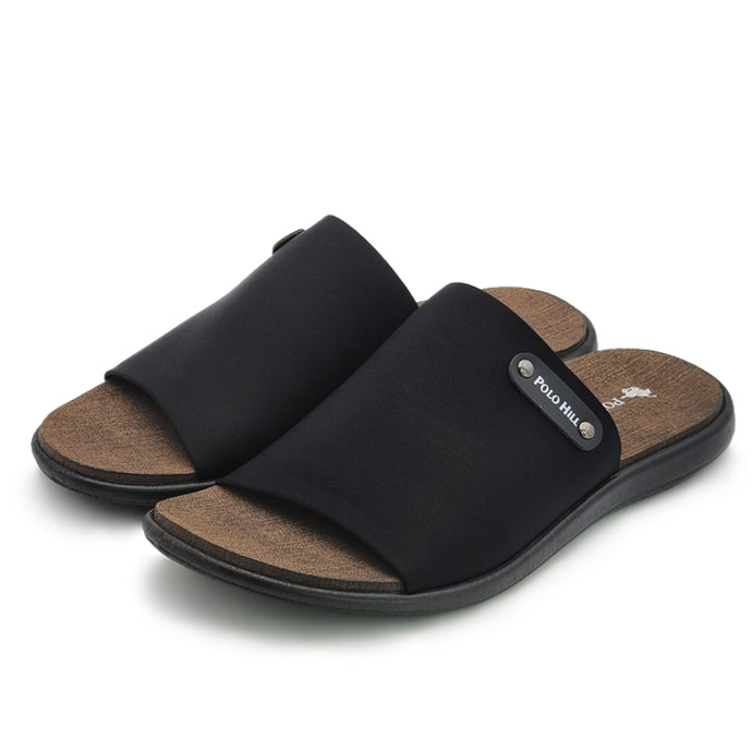 Comfort Nylon Fabric Band Slide Sandals