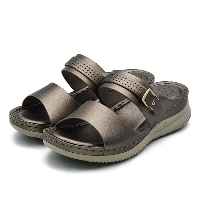 Dual Band Slide Sandals