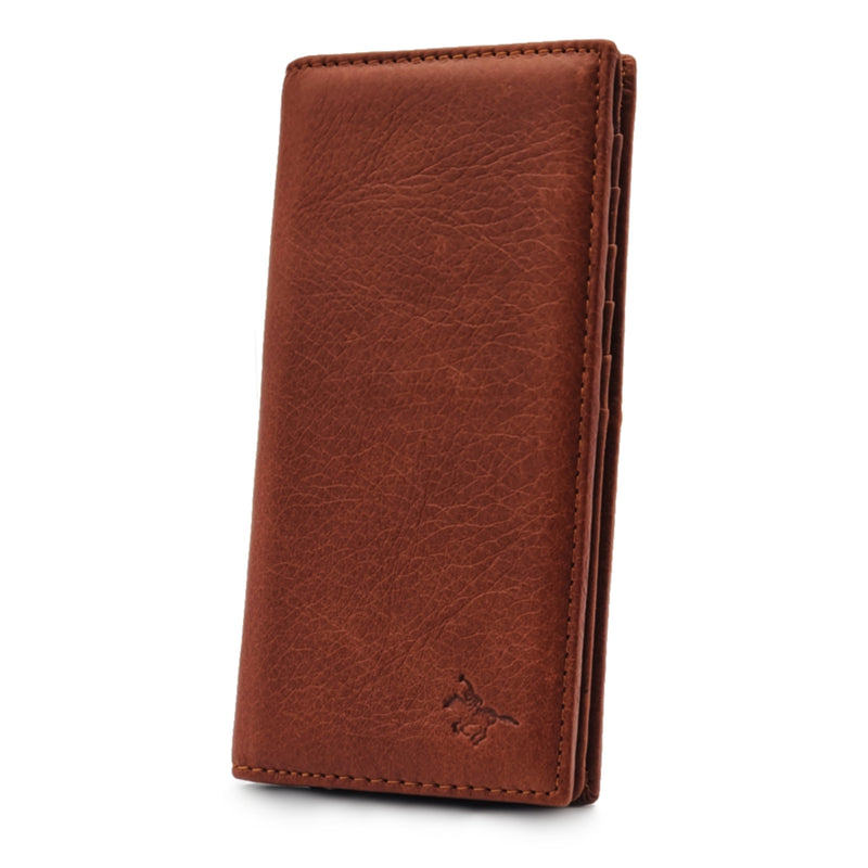 Load image into Gallery viewer, Mens Long Genuine Leather BiFold Wallet
