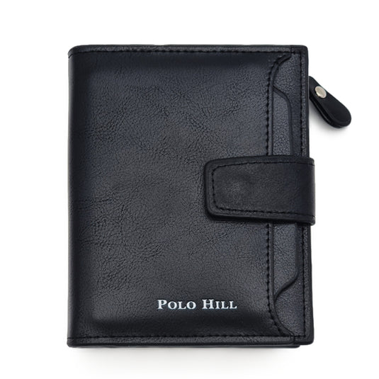 Short Multi-Card Wallet with Detachable Compartt