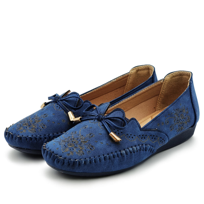 Load image into Gallery viewer, Bowtie Knot Loafers Shoes
