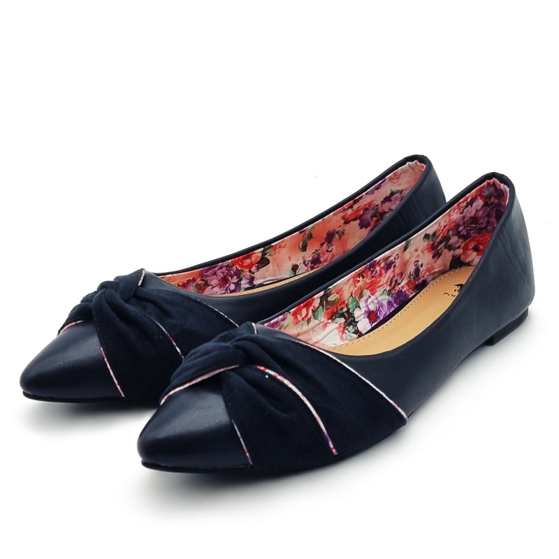 Load image into Gallery viewer, Big Plus Size Pointed Toe Slip On Ballet Flats
