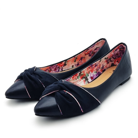 Big Plus Size Pointed Toe Slip On Ballet Flats