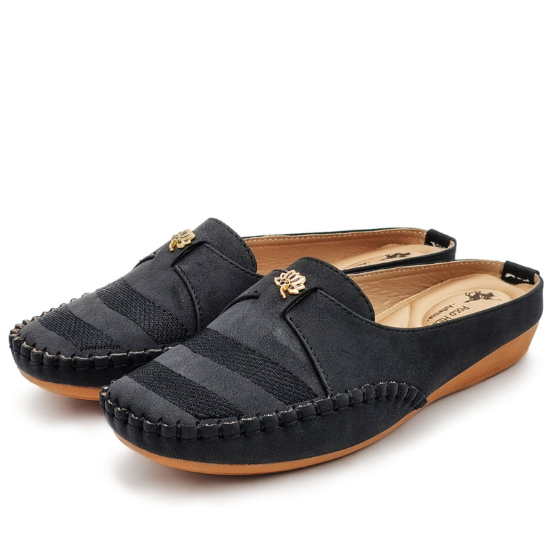 Load image into Gallery viewer, Lotus Half Slip On Shoes
