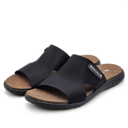 Comfort Nylon Fabric Band Slide Sandals