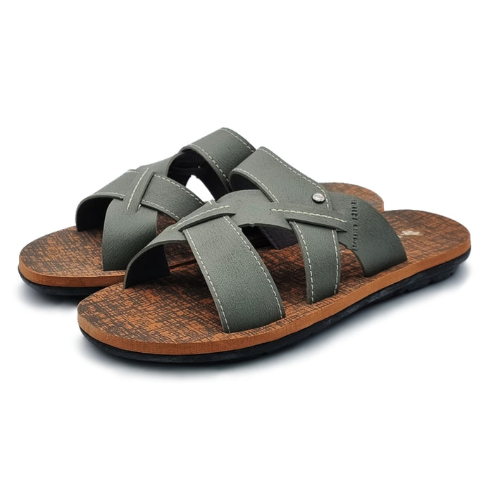 Flat Slide On Sandals