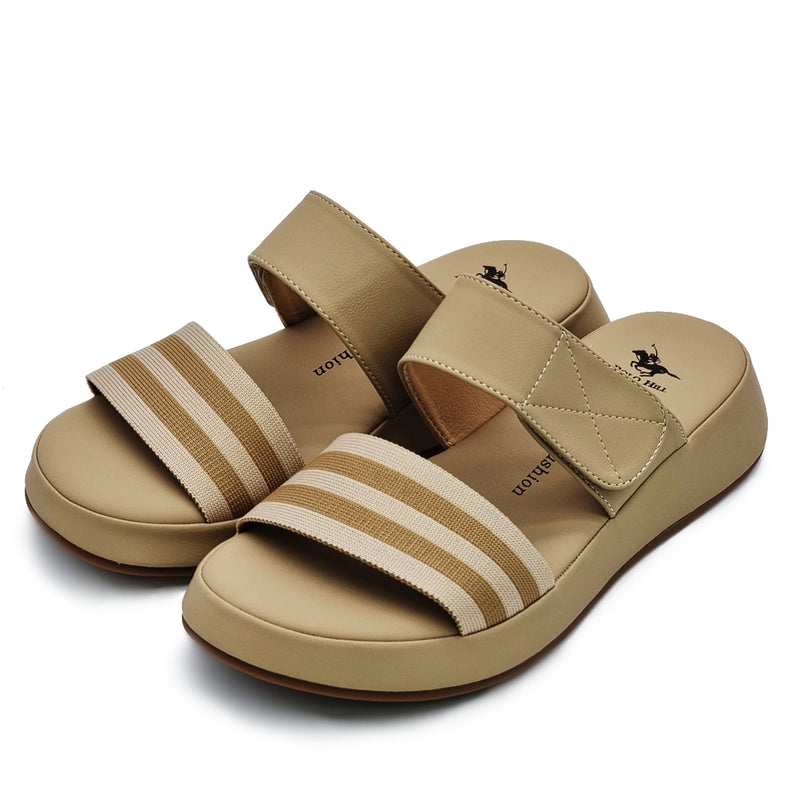 Load image into Gallery viewer, Two Band Velcro Wedge Sandals
