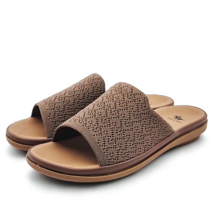 Single Textile Band Slide Sandals