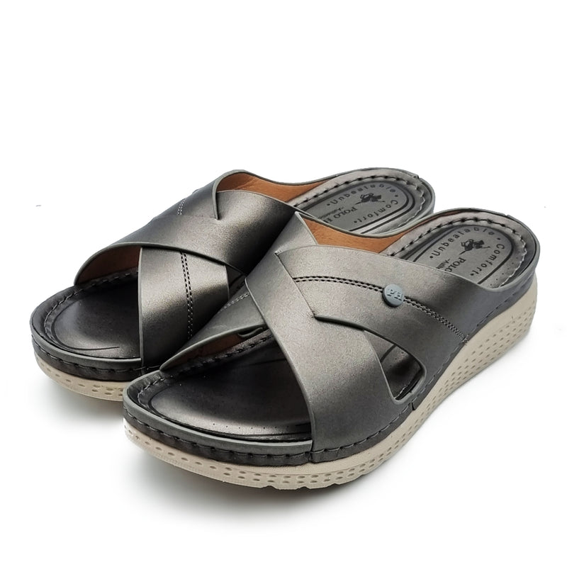 Load image into Gallery viewer, Cross Strap Wedge Sandals
