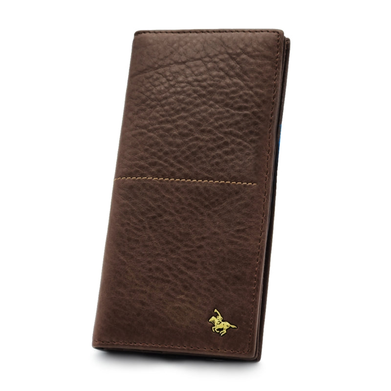 Load image into Gallery viewer, Genuine Leather Centre Line RFID Protected BiFold Long Wallet
