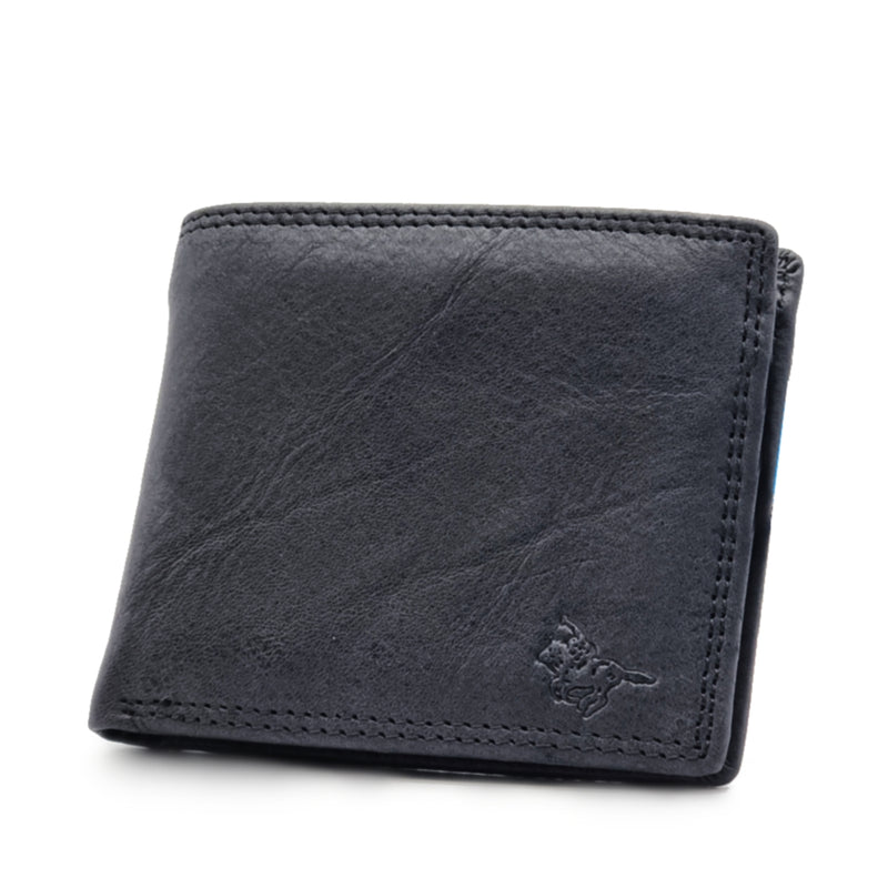 Load image into Gallery viewer, Genuine Leather Black BiFold Wallet
