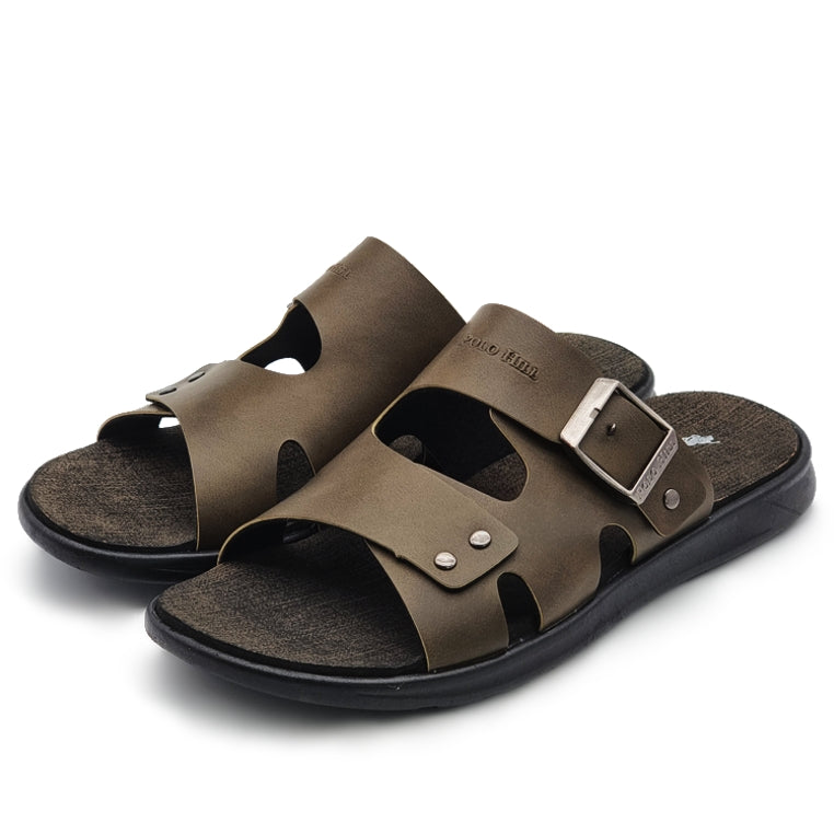 Load image into Gallery viewer, Single Buckle Cut Out Slide Sandals
