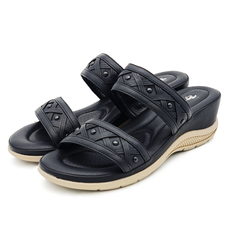 Load image into Gallery viewer, Double Strap Wedge Sandals
