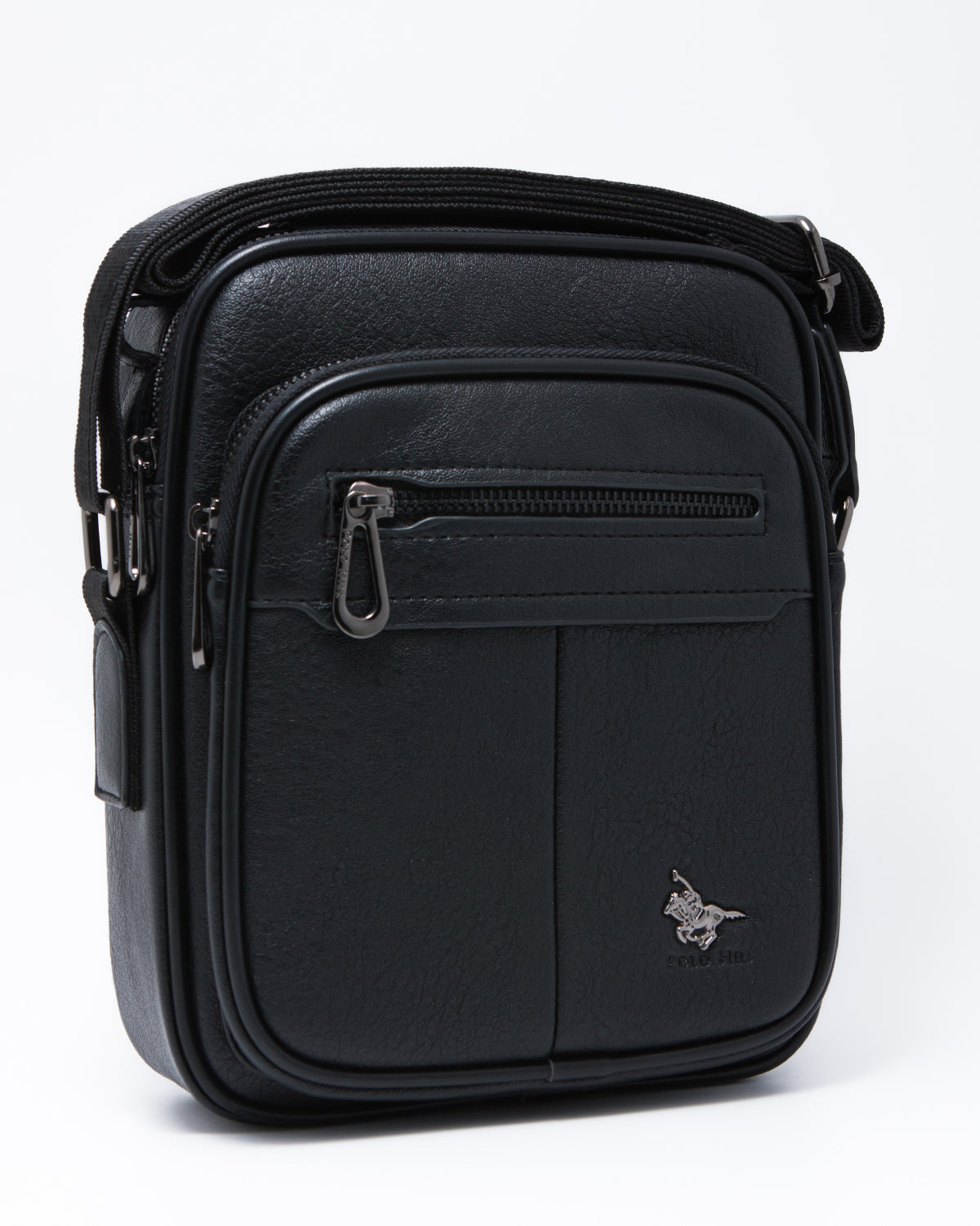 Faux Leather Crossbody Sling Bag