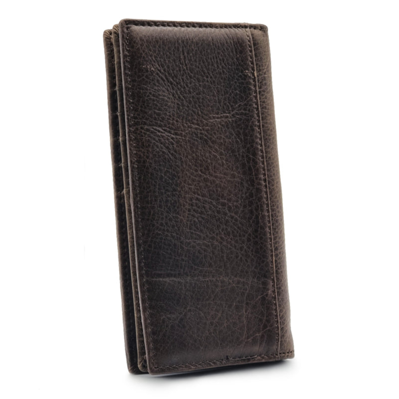 Load image into Gallery viewer, Mens Long Genuine Leather BiFold Wallet
