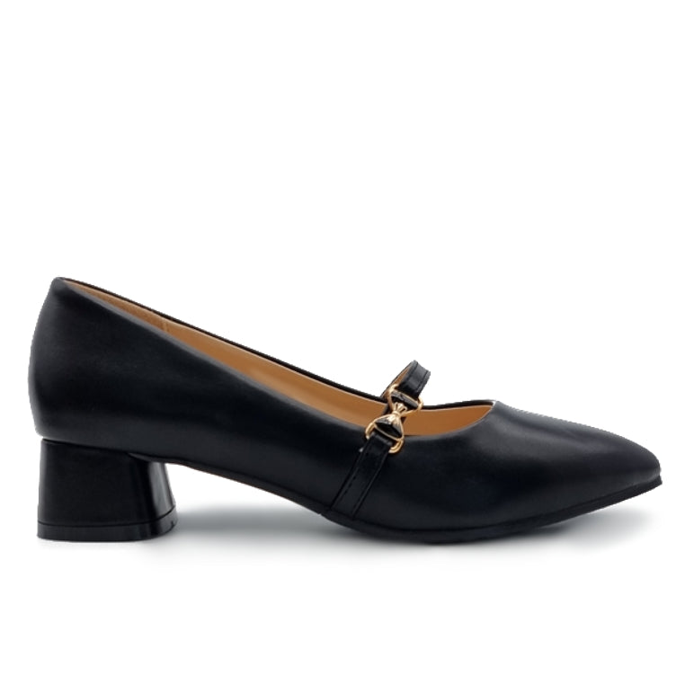 Load image into Gallery viewer, Front Strap Pointed Ballet Pumps
