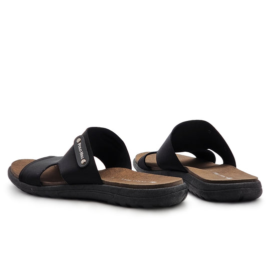 Comfort Nylon Fabric Band Slide Sandals