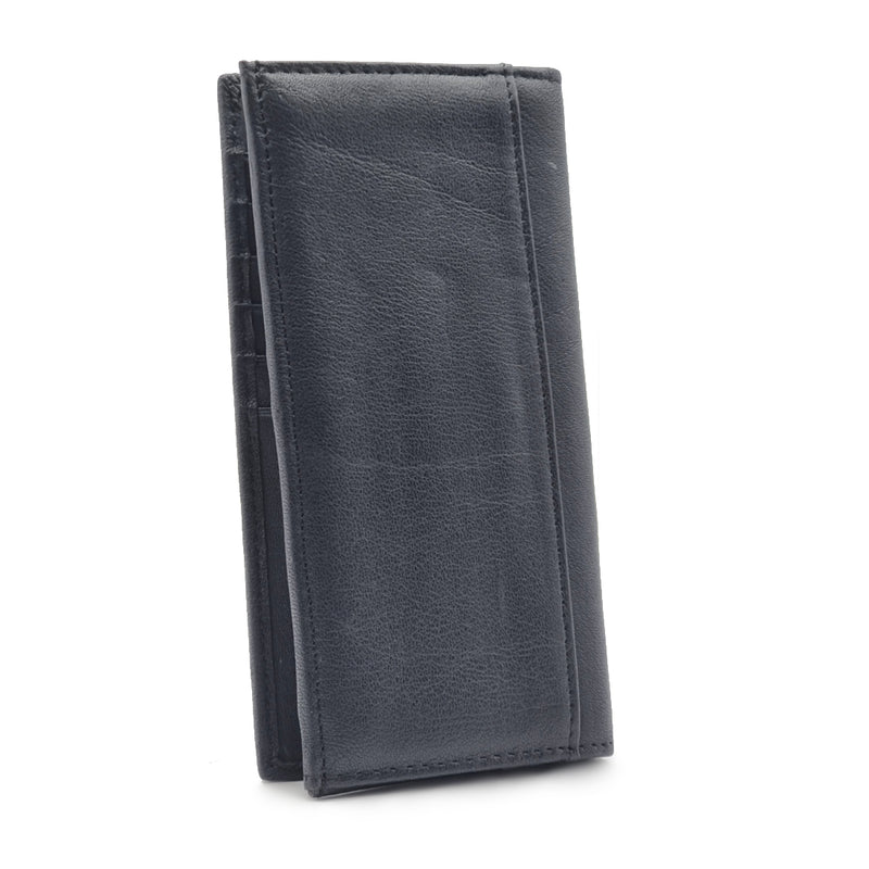 Load image into Gallery viewer, Mens Long Genuine Leather BiFold Wallet with Coin Compartment
