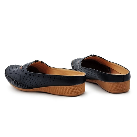 Half Slip On Mules Shoes