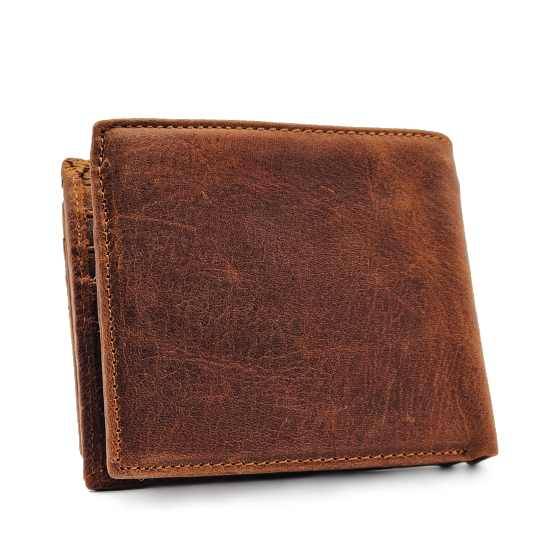 Genuine Leather BiFold Wallet with Front Pocket