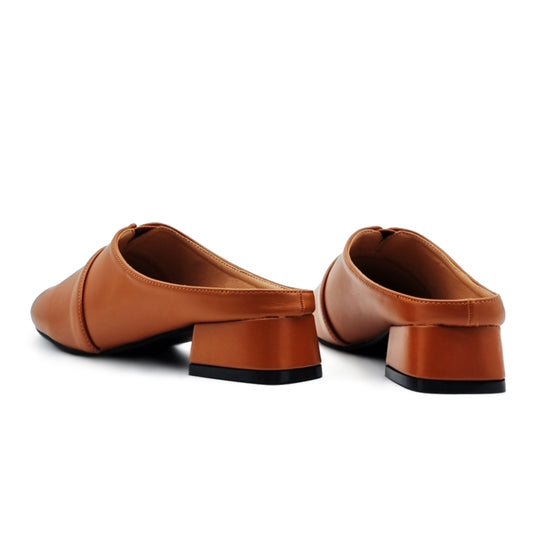 Low Heel Loafer Mules