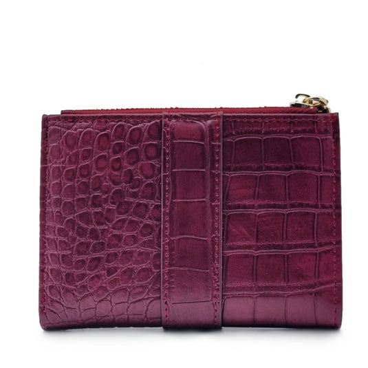 Scale Pattern Short BiFold Purse