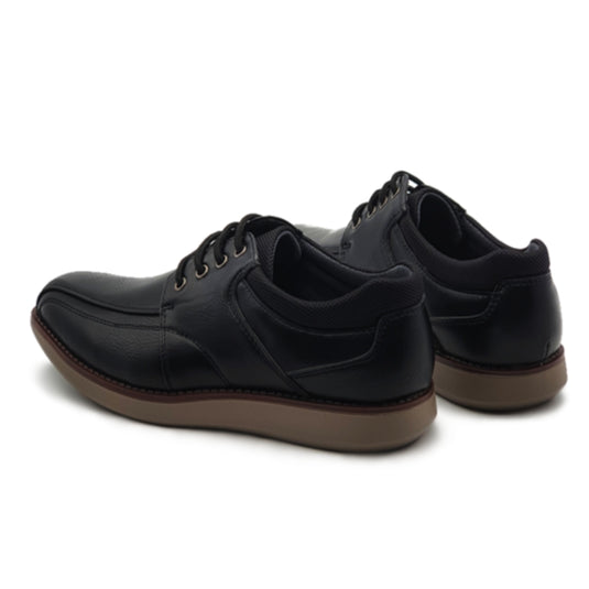 Contrast Collar Lace Up Casual Shoes