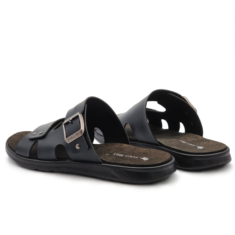 Load image into Gallery viewer, Single Buckle Cut Out Slide Sandals
