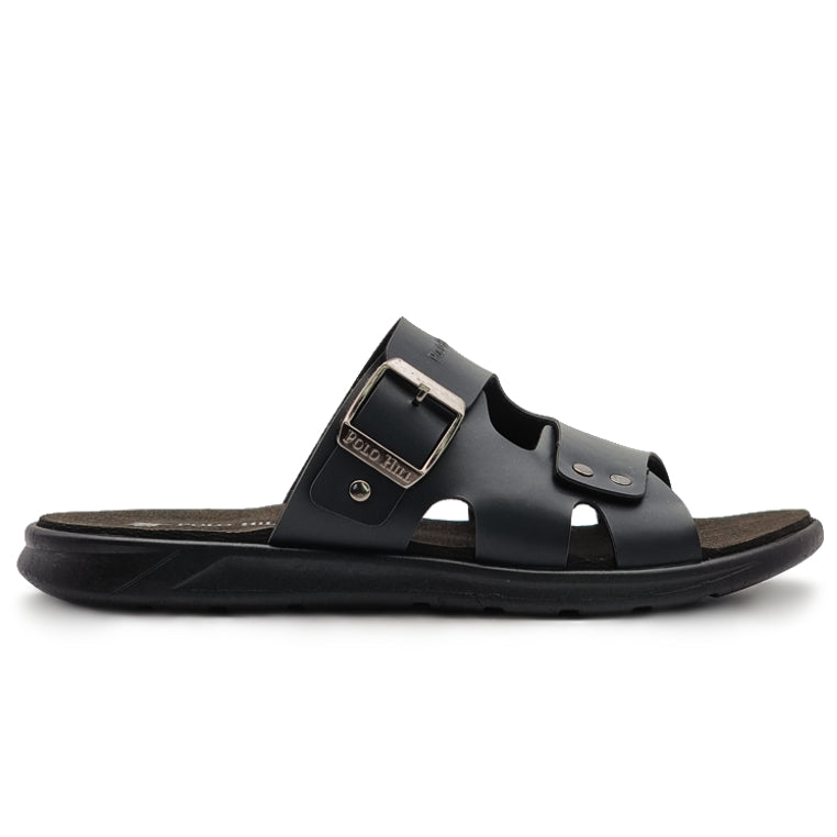 Load image into Gallery viewer, Single Buckle Cut Out Slide Sandals
